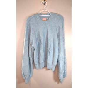 Show Me Your Mumu Vienna Frosty Blue Sweater Size L NWT